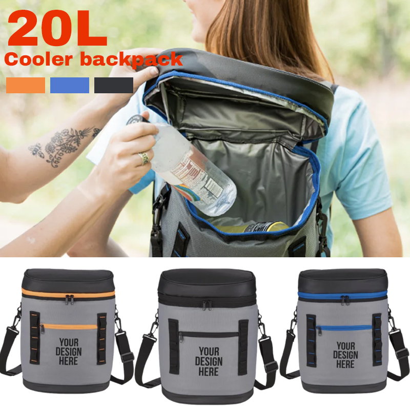 Hiking Backpack Waterproof - Waterproof Soft Cooler Backpack 20L Insulated