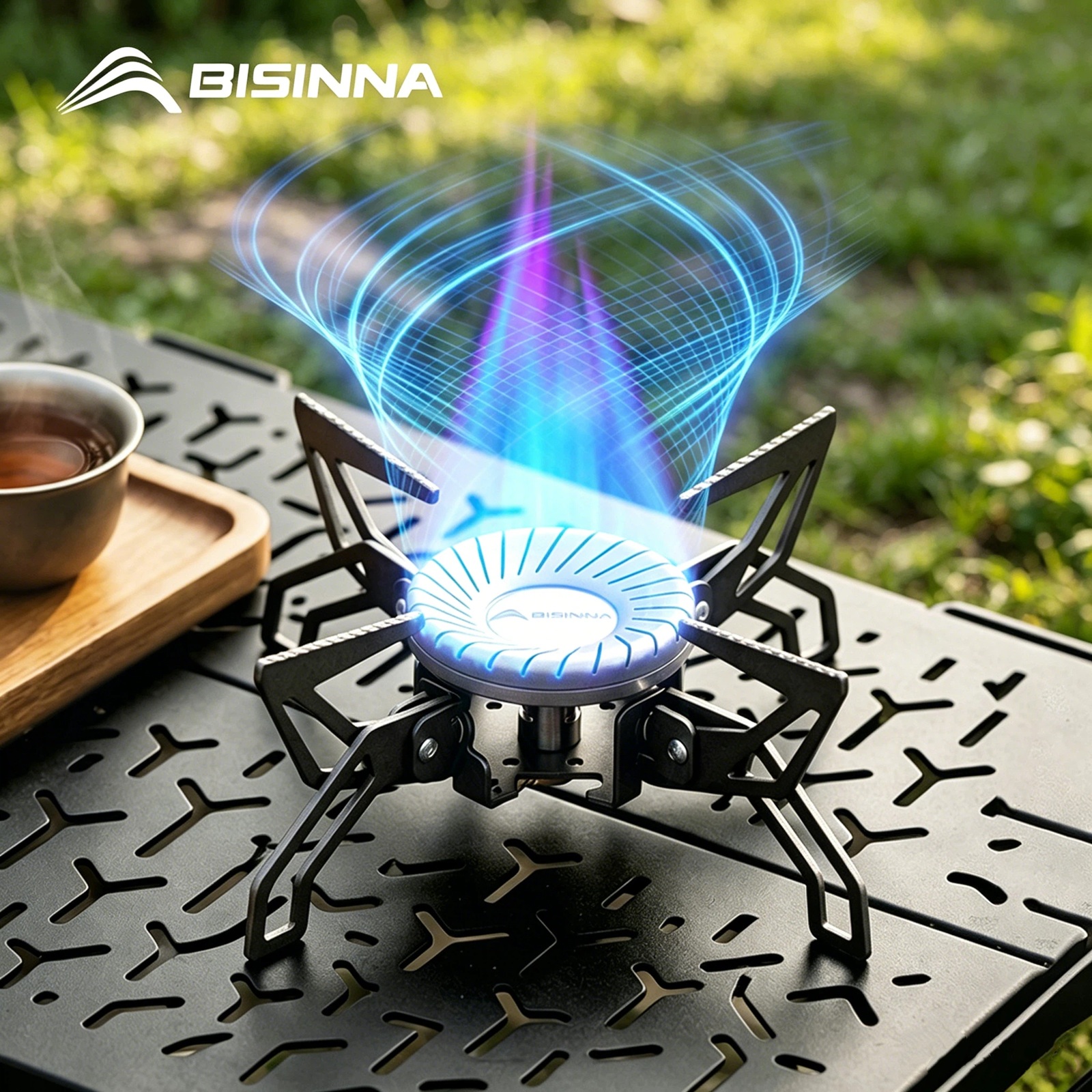 Foldable Backpack Small - BISINNA Camping Stove 4000W High Power