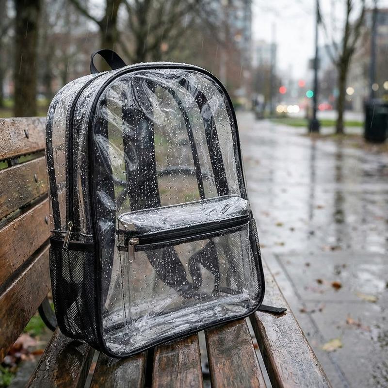 Transparent PVC Outdoor Sports – Canvas Backpack Casual Bewertung und Preis