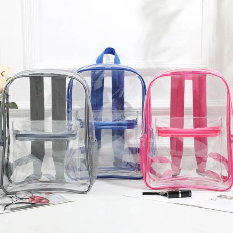 Transparent PVC Outdoor Sports – Canvas Backpack Casual Bewertung und Preis