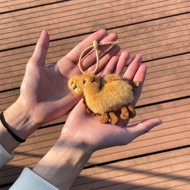 1PCS Mini Camel Plush Keychain – Mini Backpack Purse Bewertung und Preis