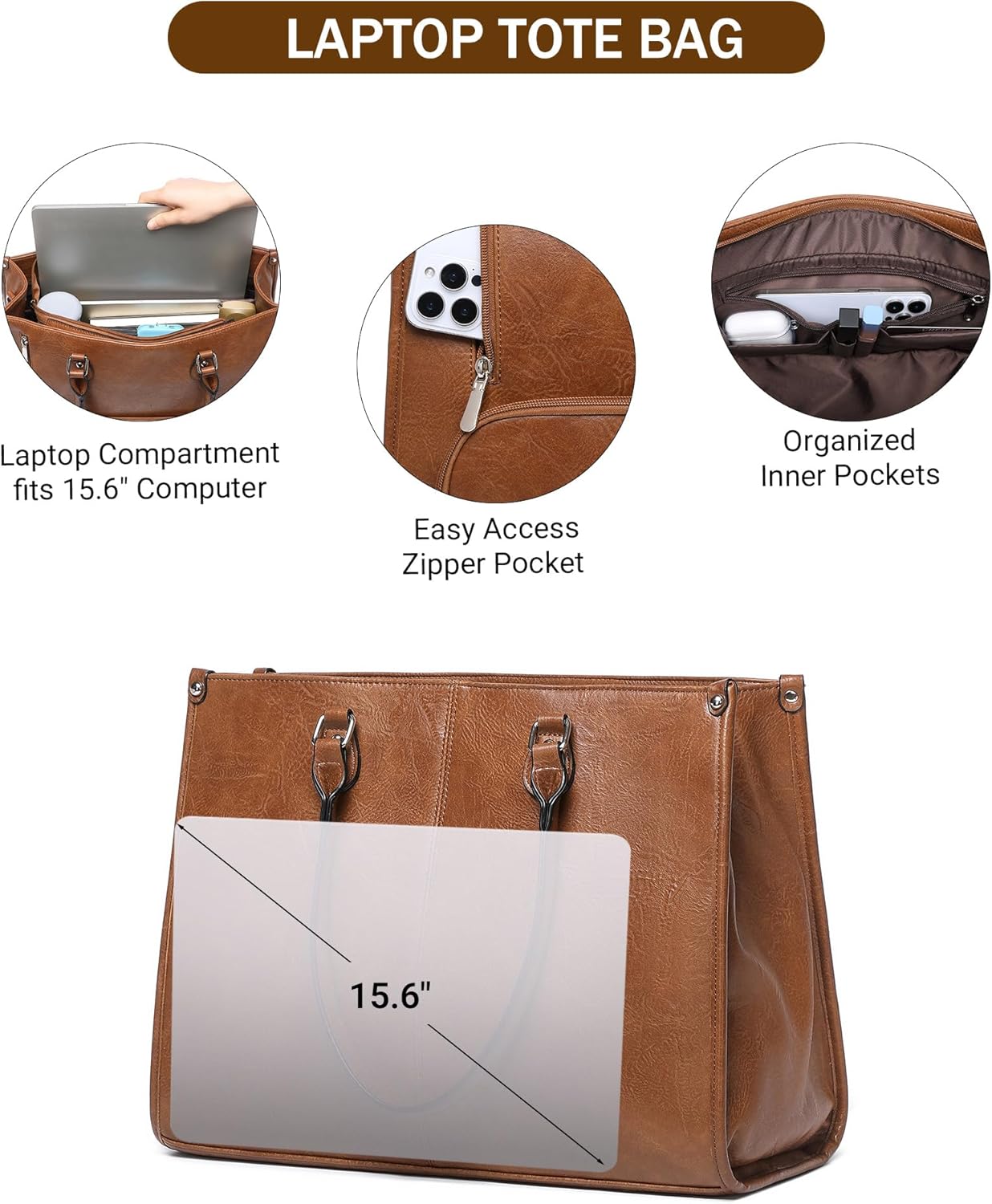 2 in 1 Laptop Tote Bag with In – Laptop Backpack 15.6 Bewertung und Preis