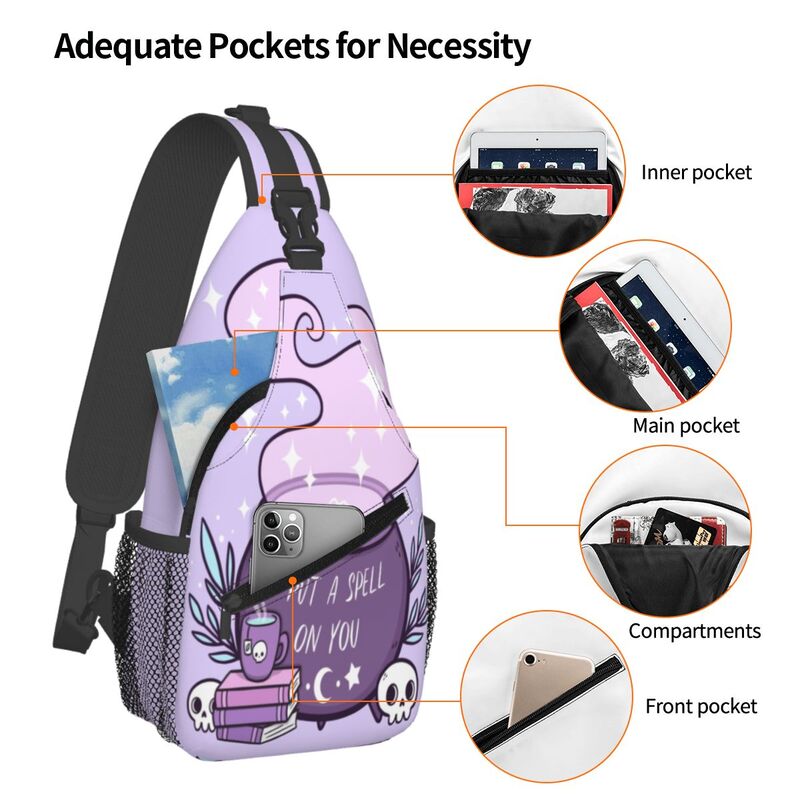 Custom Witch Cauldron Sling Ch – Sling Backpack Shoulder Bewertung und Preis