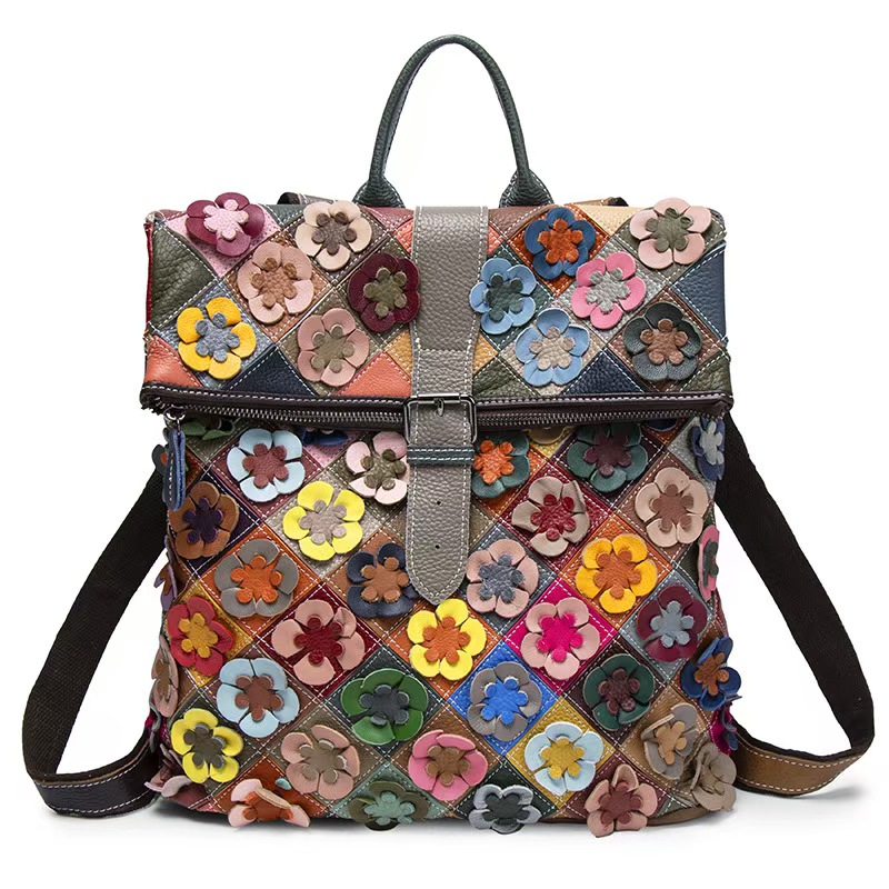 Vintage Women Genuine Leather  – Fashion Backpack Women Bewertung und Preis