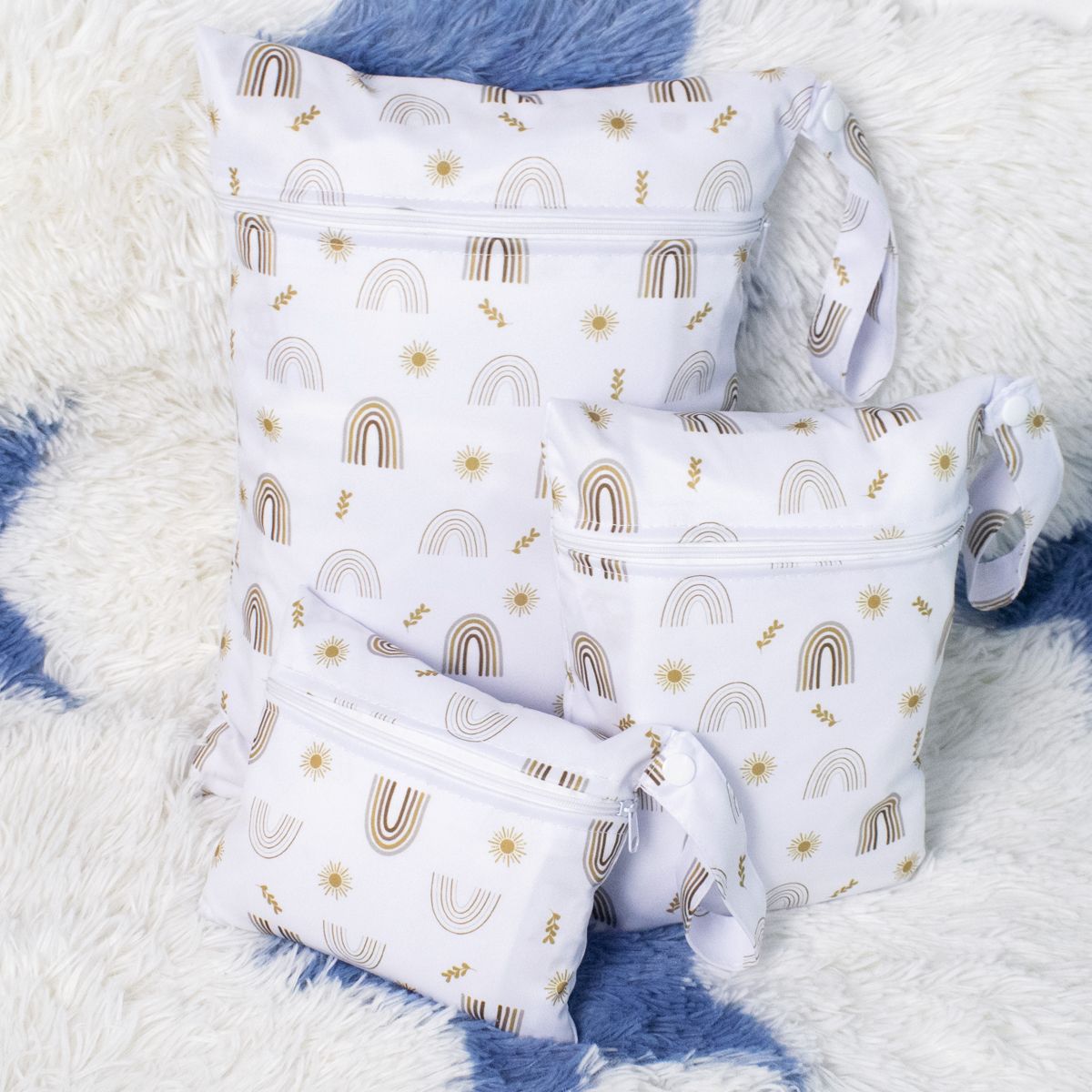 3PCS Travel Wash Cosmetic Bag  – Backpack Diaper Bag Bewertung und Preis