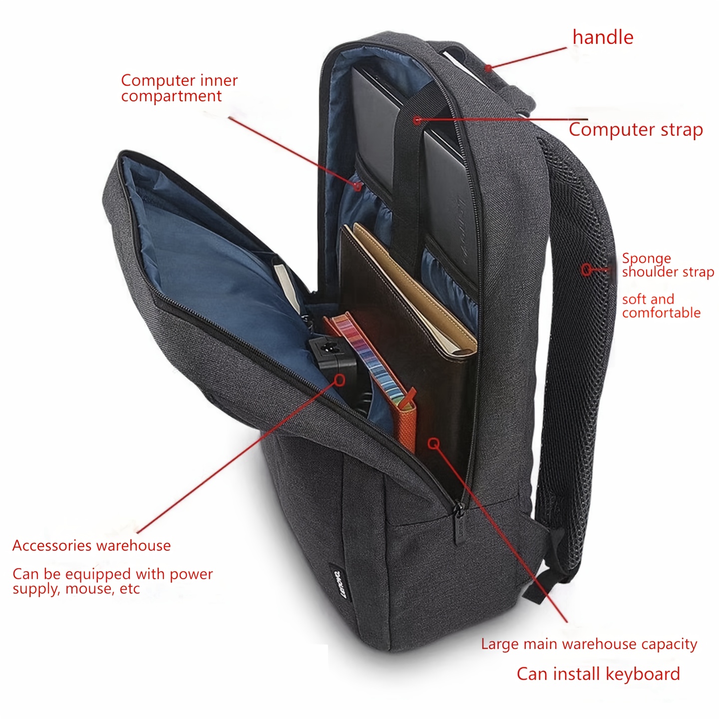 Lenovo B210 backpack | 14 inch – Laptop Backpack 15.6 Bewertung und Preis
