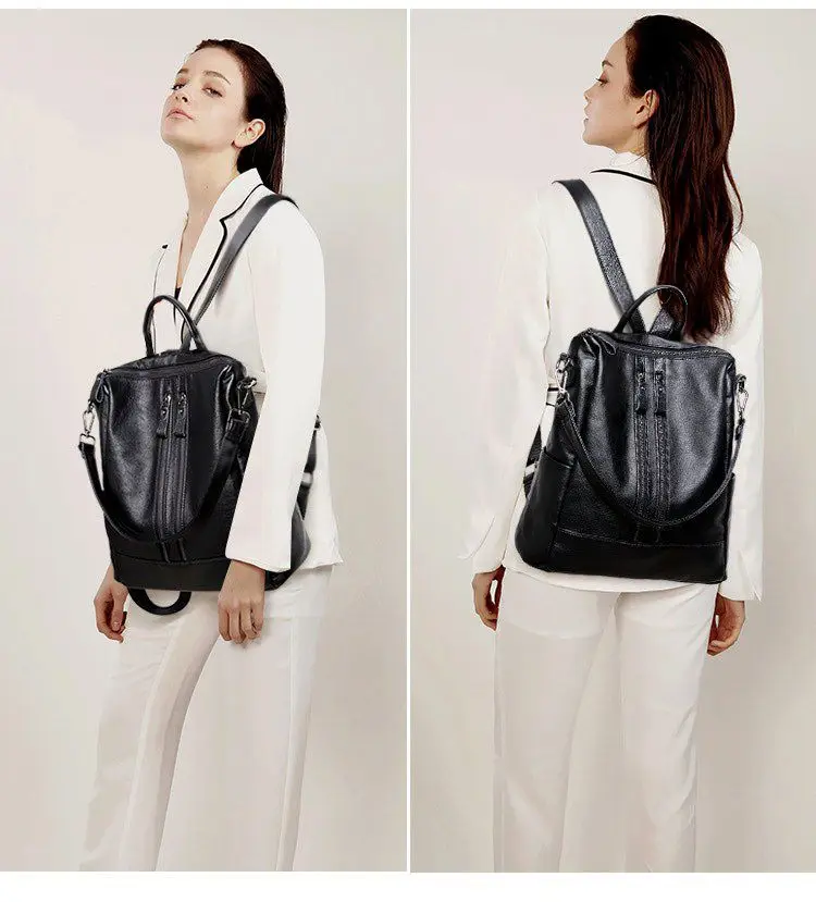 Women Soft Leather Backpack Sc – Canvas Backpack Casual Bewertung und Preis