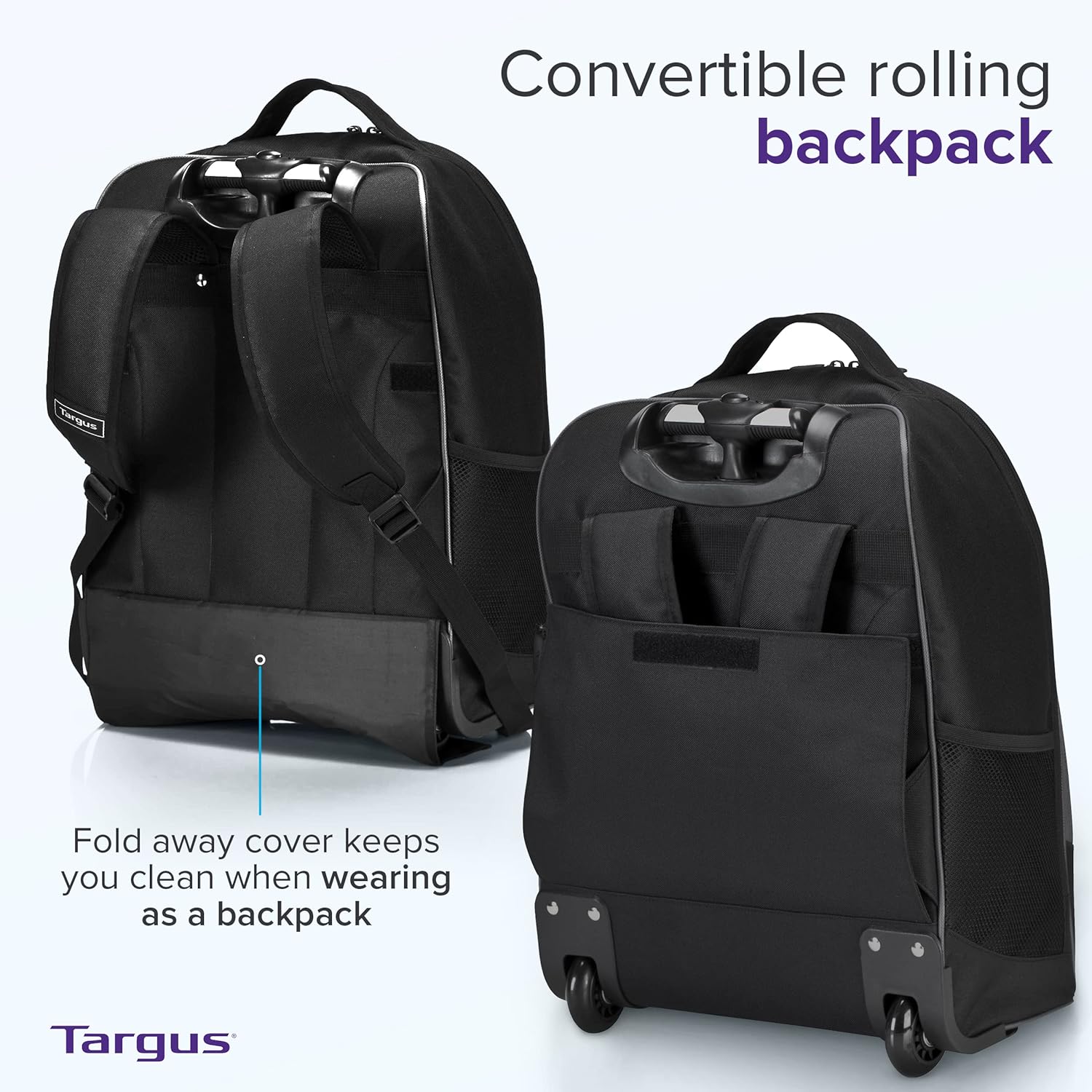 16 Inch Rolling Backpack with  – Laptop Sleeve Removable Bewertung und Preis