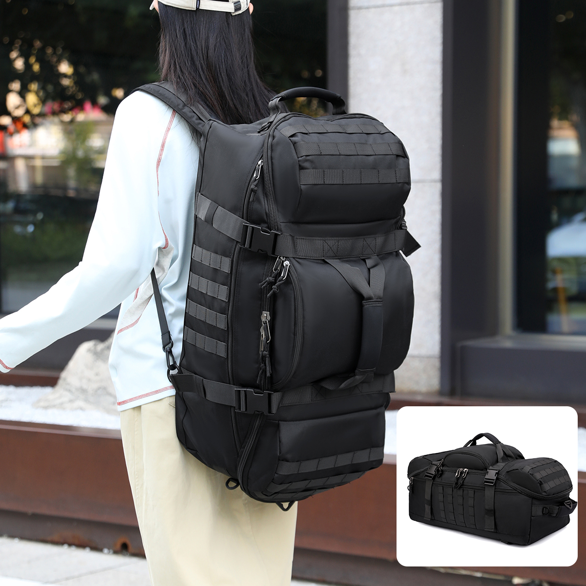 Outdoor Mountaineering Bag 90L – Hiking Backpack Waterproof Bewertung und Preis