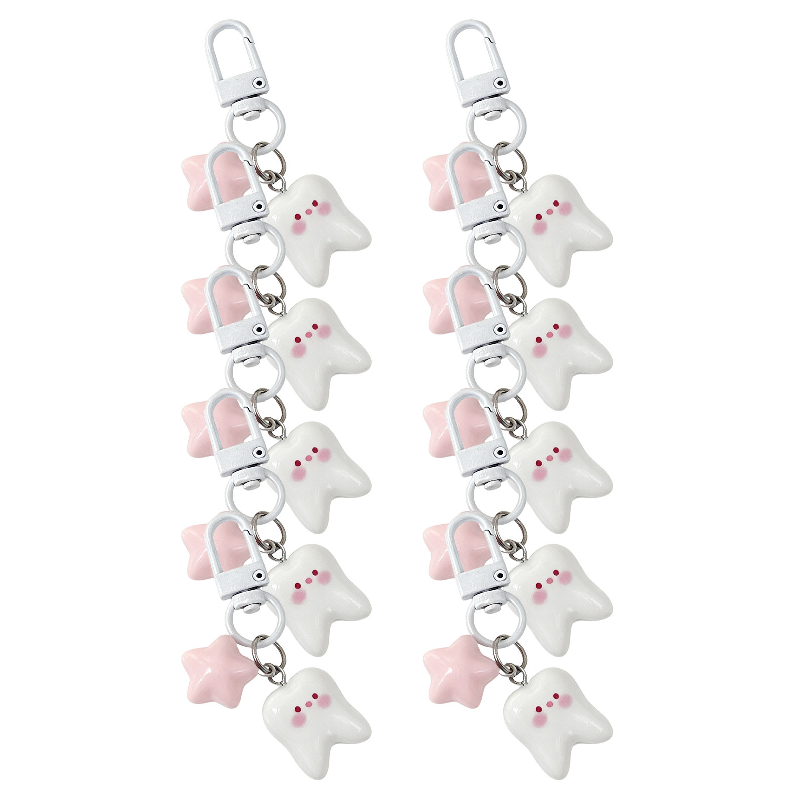 10Pcs Tooth Shape Keychain Cut – Mini Backpack Purse Bewertung und Preis