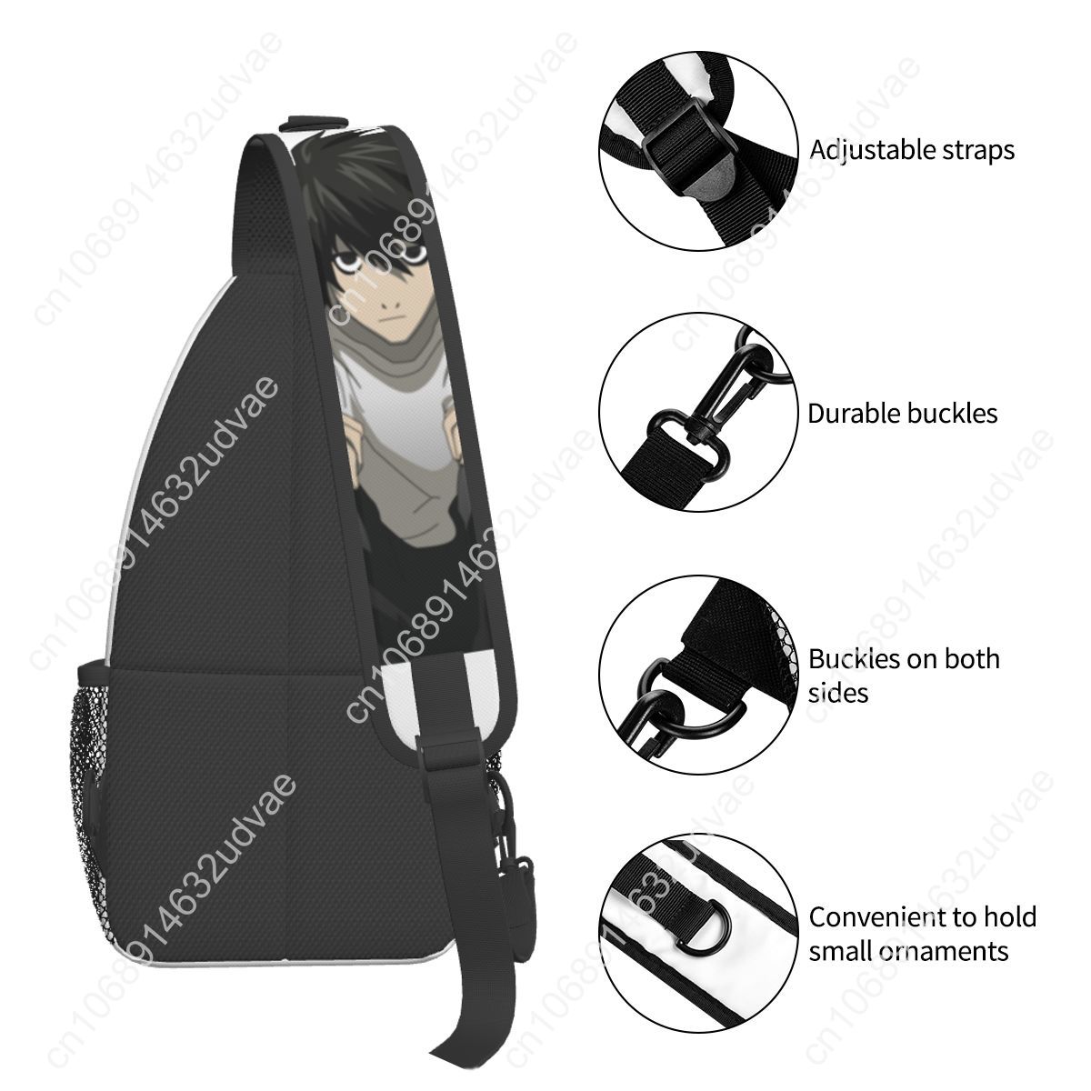 L Death Note Sling Bags Chest  – Sling Backpack Shoulder Bewertung und Preis