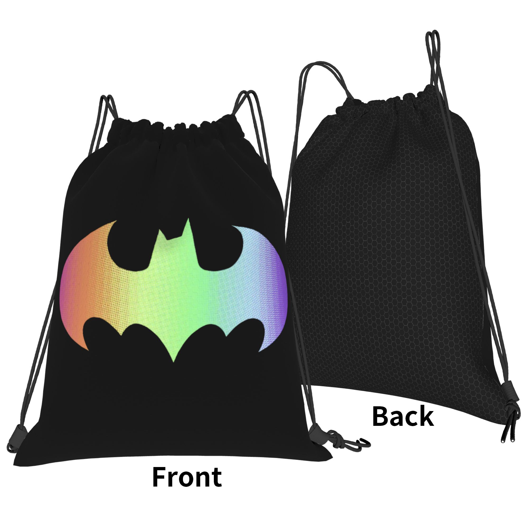 Batmans Logo Rainbow Gradient  – Drawstring Gym Bag Bewertung und Preis