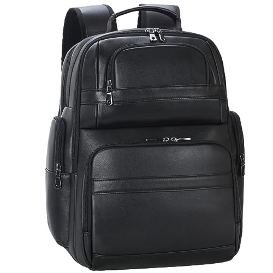 Men's Vintage Leather Backpack – Laptop Backpack 15.6 Bewertung und Preis