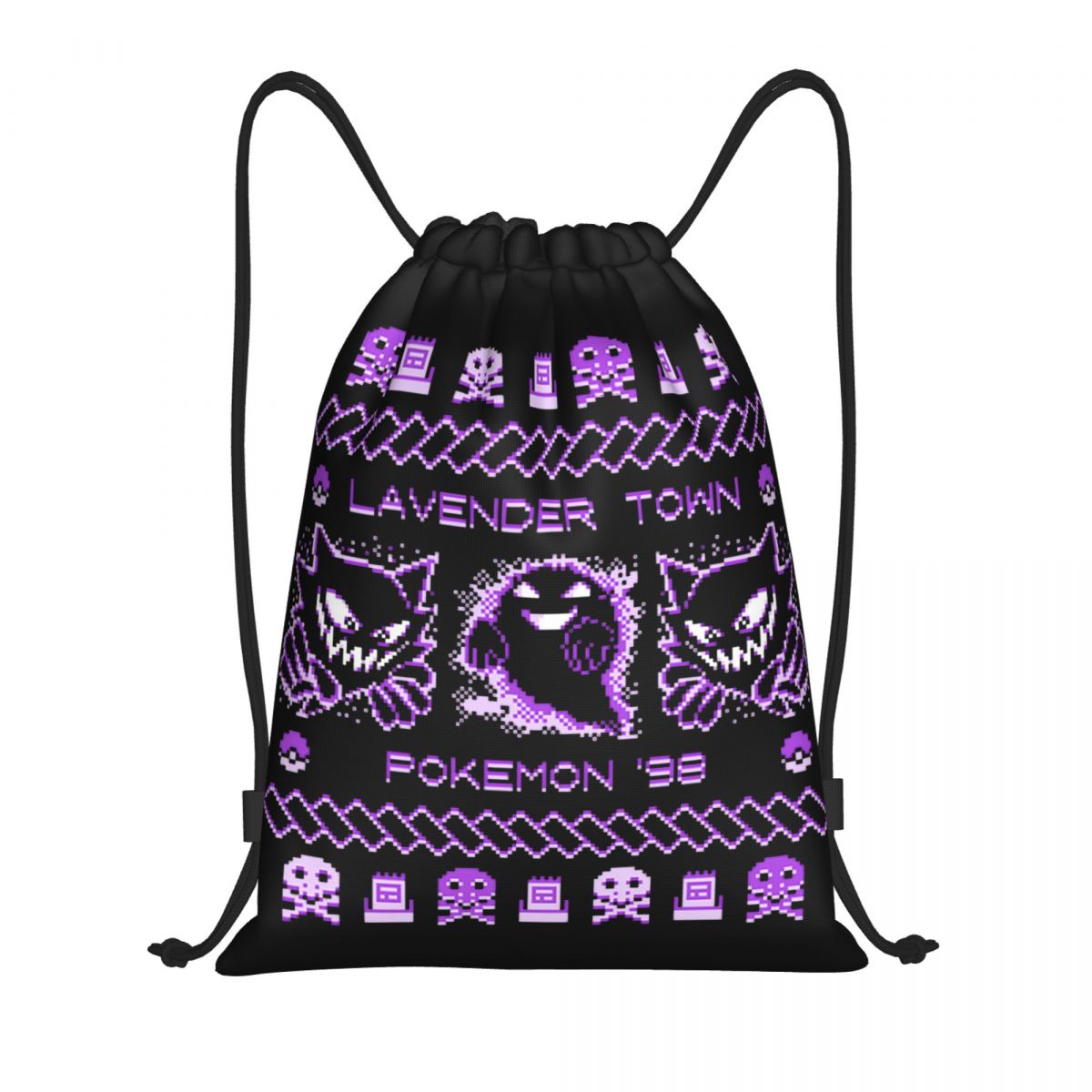 Lavender Town Christmas Backpa – Drawstring Gym Bag Bewertung und Preis