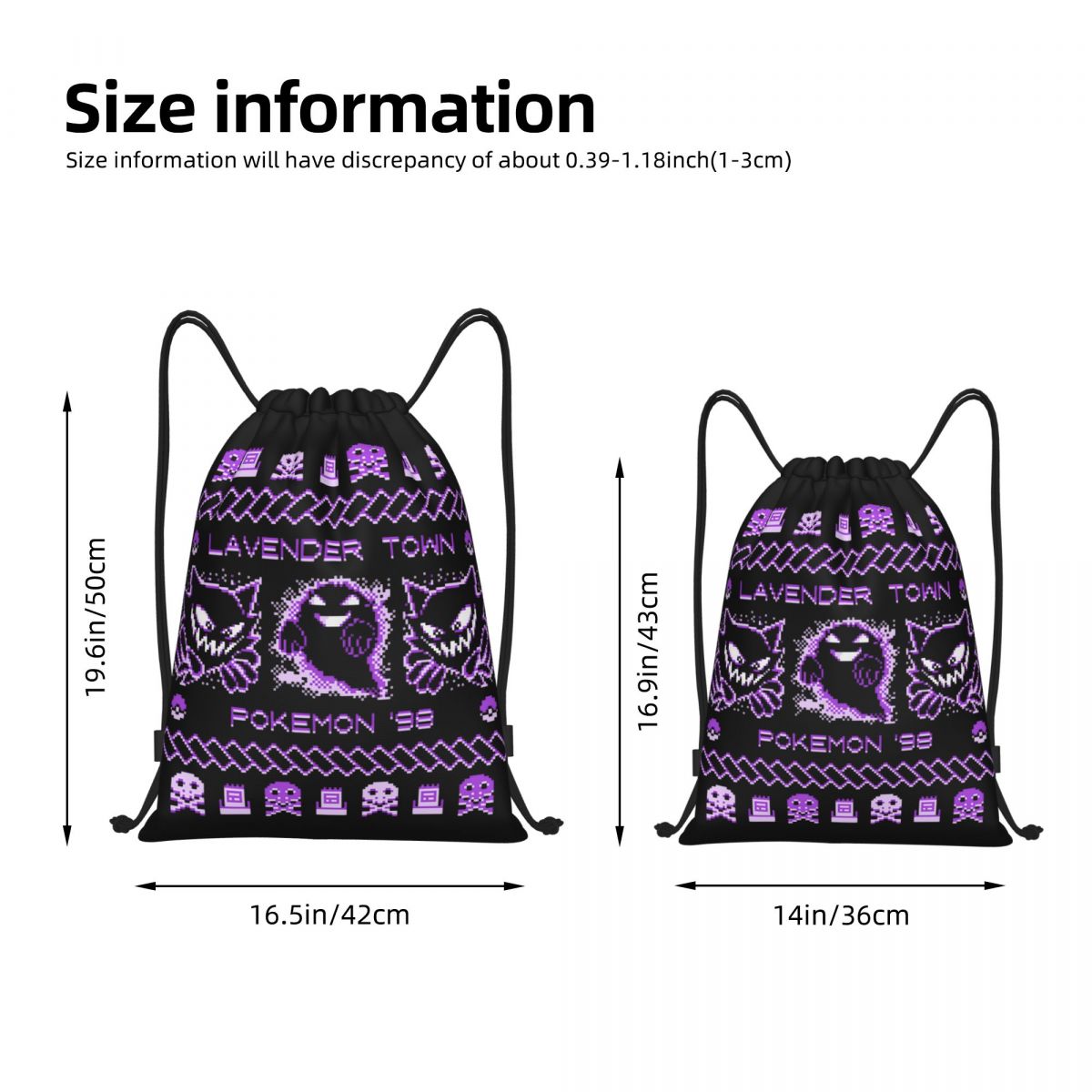 Lavender Town Christmas Backpa – Drawstring Gym Bag Bewertung und Preis