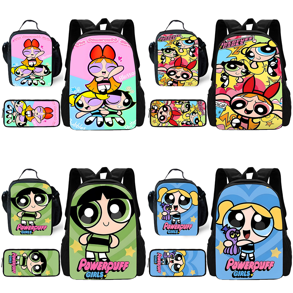 Child Cute Anime Powerpuffs Gi – School Backpack Teen Bewertung und Preis