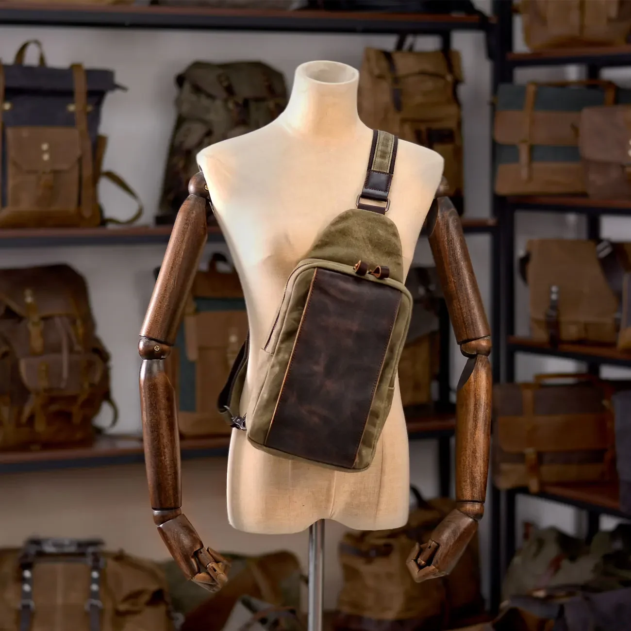 Casual Men's Vintage Waxed Can – Hiking Backpack Waterproof Bewertung und Preis