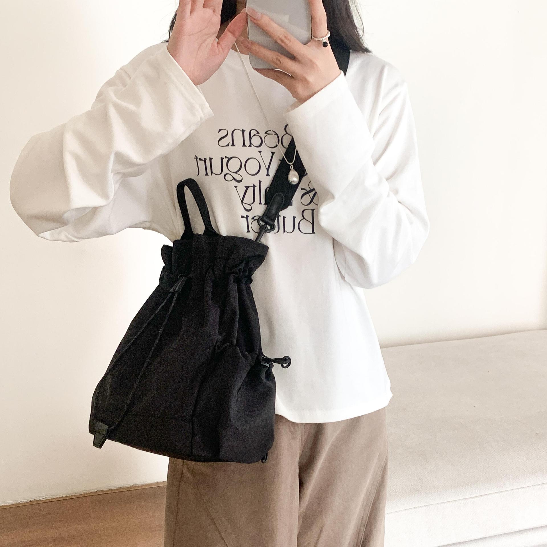 Multi-function Drawstring Buck – Canvas Backpack Casual Bewertung und Preis