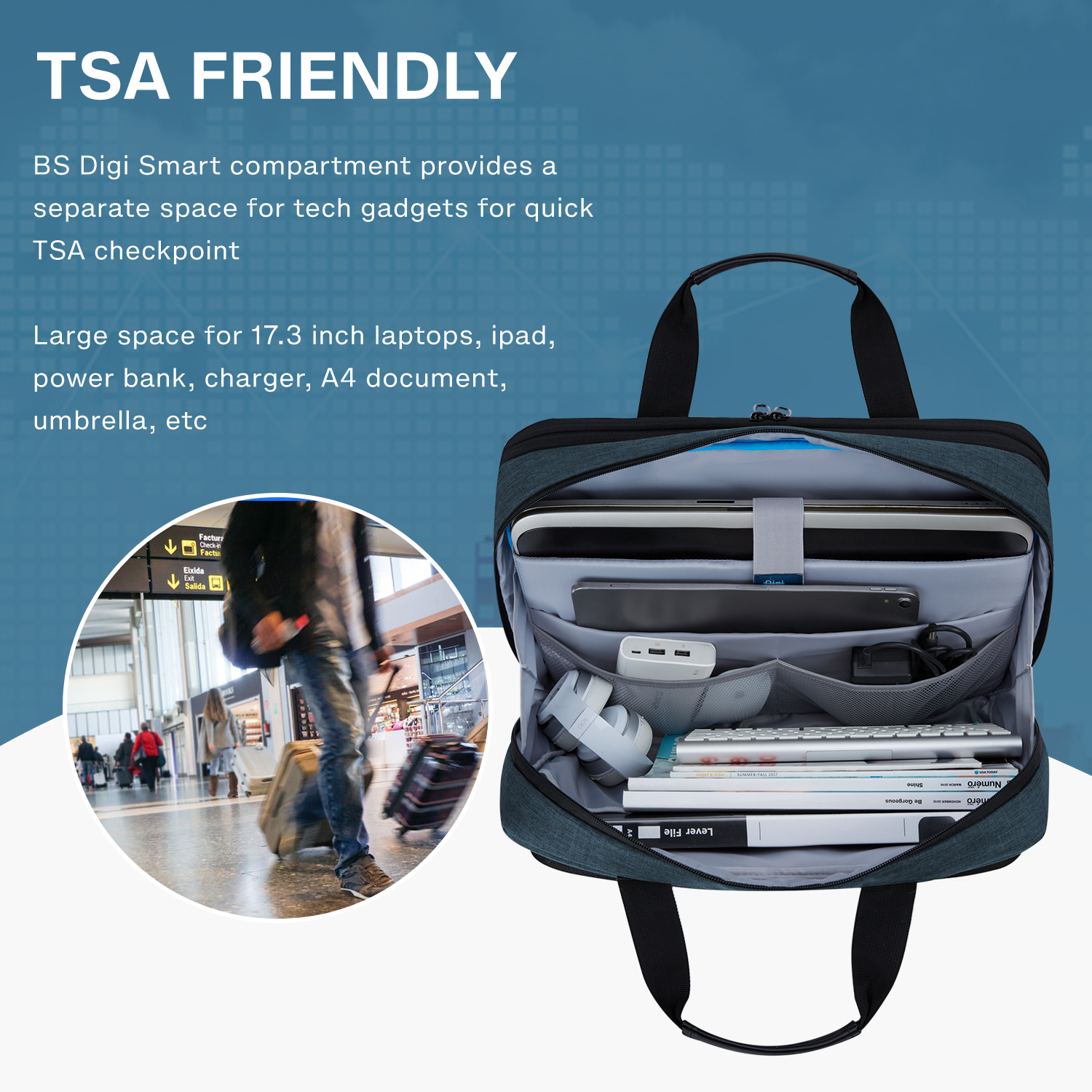 BAGSMART 17.3 Inch Laptop Bag  – Laptop Backpack 15.6 Bewertung und Preis